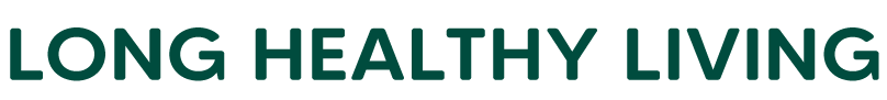 Logo for Long Healthy Living Health Fitness and Longevity Focused Educational Website Dark Green